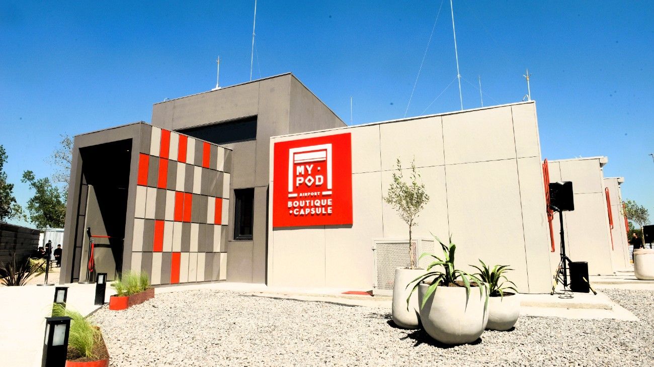 Cómo es el hotel cápsula que se inaugurará en el aeropuerto de Ezeiza
